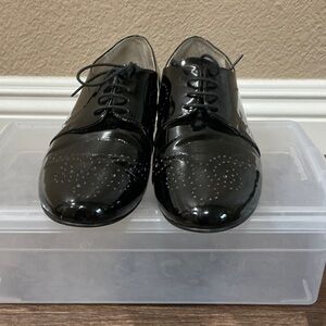 Abound Glossy Black Oxford Shoes
